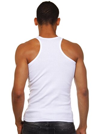 Darkzone Beyaz Erkek İç Giyim Atlet Darkzone Kaşkorse Sporcu Beyaz Erke