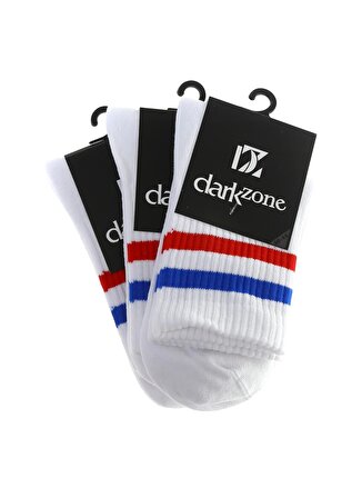 Darkzone Beyaz Erkek Çorap DZCP0044