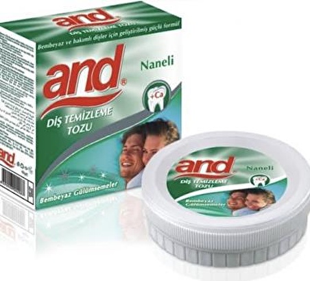 AND DİŞ TOZU NANE AROMALI 40GR