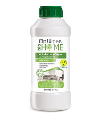 Farmasi Mr.Wipes Konsantre Çok Amaçlı Temizleyici Beyaz Sabun Kokulu 500 ML