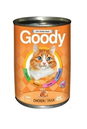 Goody Tavuklu Yetişkin Kedi Konservesi 415 GR