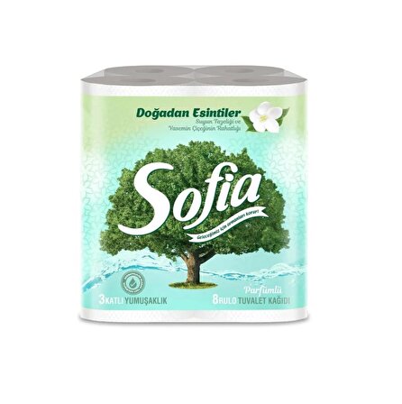 Sofia Parfümlü Tuvalet Kağıdı 3 Katlı 8'li
