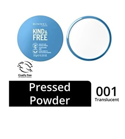 Rimmel London Kind Free Powder 001 Translucent