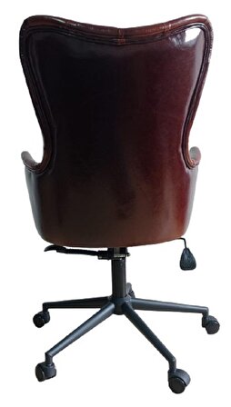 Makam Sandalyesi Kapitone desenli Siyah Metal Ayaklı Bordo Renk