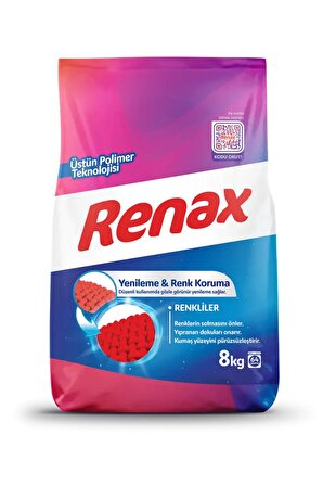 Renax Renkliler Toz Çamaşır Deterjanı 8 Kg