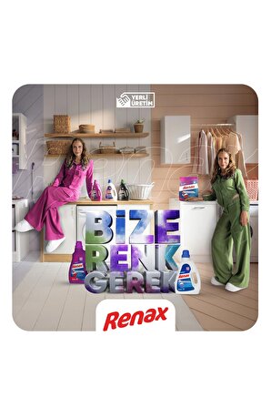 Renax Sıvı Çamaşır Deterjanı Beyaz ve Renkliler 2520 ml - 3 Lü Paket