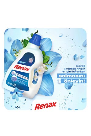 Renax Sıvı Çamaşır Deterjanı Beyaz ve Renkliler 2520 ml - 4 Lü Paket