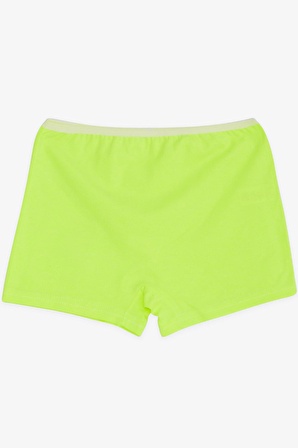 Breeze Kız Çocuk Boxer Kız Baskılı 5-11 Yaş, Neon Yeşil