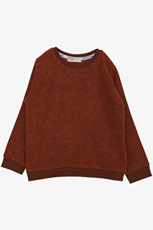 Breeze Erkek Çocuk Sweatshirt Basic 2-5 Yaş, Kiremit