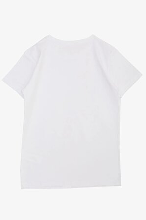 BREEZE Erkek Çocuk Tişört Basic 4-8 Yaş, Beyaz