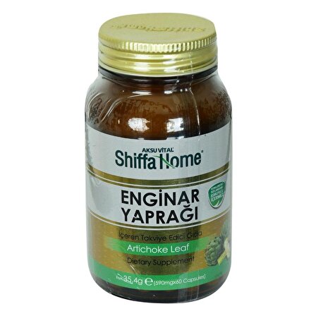 Shiffa Home Enginar Yaprağı Artichoke Leaf 590Mg x 60 Kapsülü