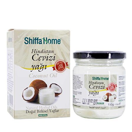 Shiffa Home Hindistan Cevizi Yağı 150 gr.