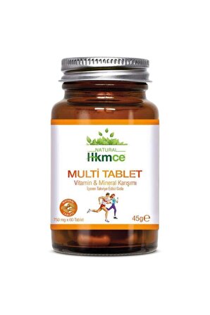 Natural Hekimce Multi Tablet 60 Adet