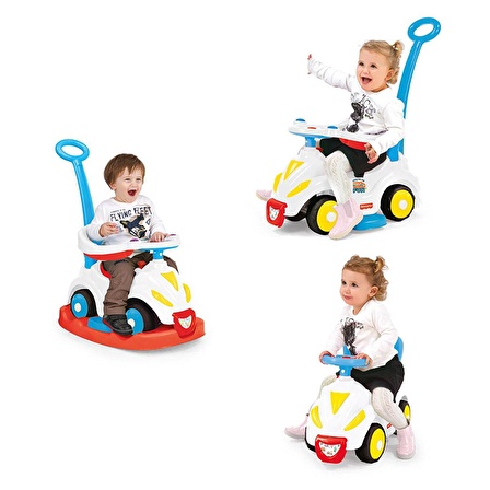 Fisher Price Smile Araba 4'ü 1 Arada 1812