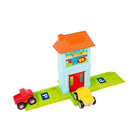 1824 Fisher Price Roadway Set With House&Gate