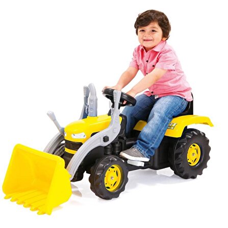 Dolu 8051 Kepçeli Pedallı Traktör Pedallı Çocuk Kepçesi SARI