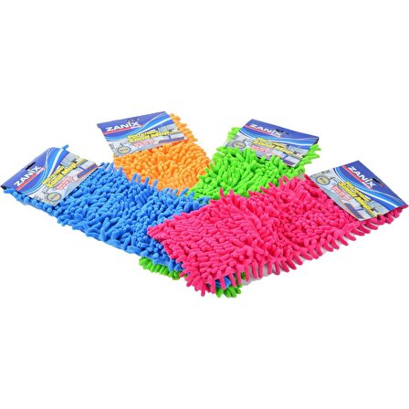 Zanix Mikrofiber Islak Kuru Nemli Makarna Şönil Palet Tablet Mop Yedeği - 50 Cm.