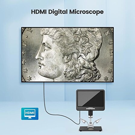Andonstar AD207S Pro 10.1 Inc Dijital Mikroskop, 2160P UHD Video