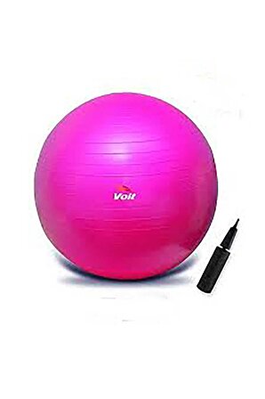 1VTKAGYM/75C-090-P-R Voit Gymball 75 Cm Fuşya Pompalı Pilates Pembe