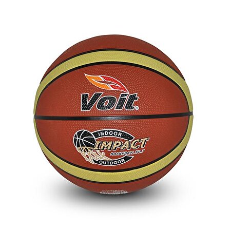 Voit Impact Basketbol Topu Kahverengi-Beyaz N6