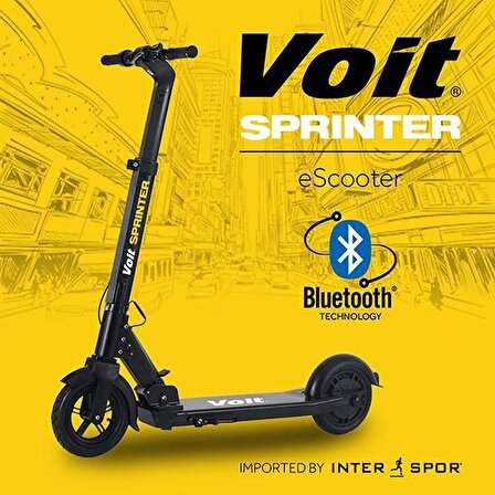 1VTOYSPRNTR-R Voit Sprinter Escooter Scooter Siyah