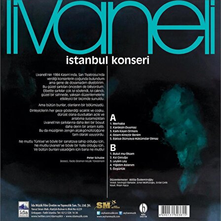 Zülfü Livaneli - İstanbul Konseri  (Plak)  