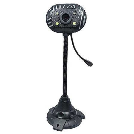 Powermaster PWR-2967 0.3Mp 640x480 Mikrofonlu Ledli Webcam