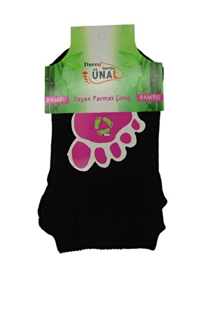 Unisex Bambu Parmaklı Çorap Lacivert