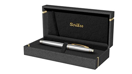 Scrikss Roller Kalem 35 Gold-Chrome