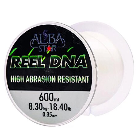 ALBA STAR REEL DNA BEYAZ MİSİNA 600M - 0.28MM