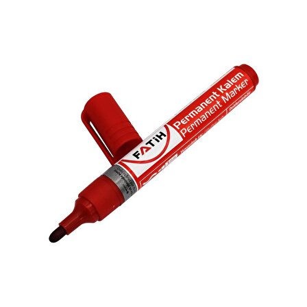 Fatih Permanent Yuvarlak Uçlu Kırmızı Kalem