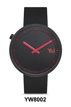 You Watch YW8002 Life Black Black Unisex Kol Saati