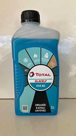 Total Glacelf Eco Bs Organik Mavi Antifriz 1LT