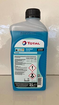 Total Glacelf Eco Bs Organik Mavi Antifriz 1LT