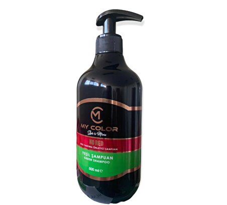 Style More No Red Yeşil Şampuan doğal ve kahve tonlarda boyalı saçlarda kızıllaşmayı önleyici 500 ml