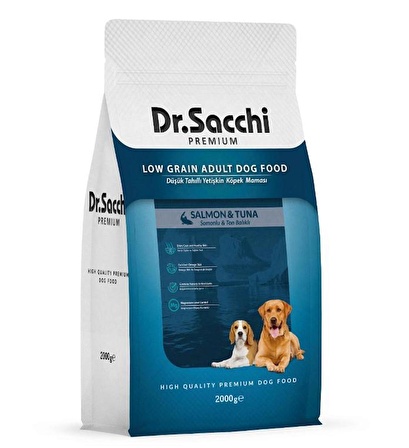 Dr.Sacchi Yetişkin Somonlu Köpek Maması 2 Kg