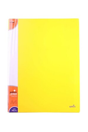 Umix Sunum Dosyası 10 Lu Sarı U1150 Renkli