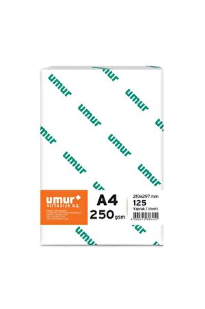 Ultrasepet A4 250 gr. Gramajlı Kağıt Fotokopi Kağıdı 125 li 1 Pk