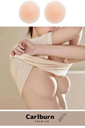 Premium Kadın Ten Meme İç Giyim Silikonlu Göğüs Ucu Kapatan Gizleyen 7 cm Aparat Bant
