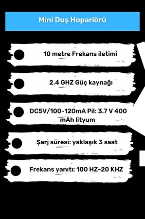 Deluxe Serisi Vantuzlu Su Geçirmez Şarjlı Mini Bluetooth Özellikli Beyaz Duş Kamp Sahil Hoparlörü