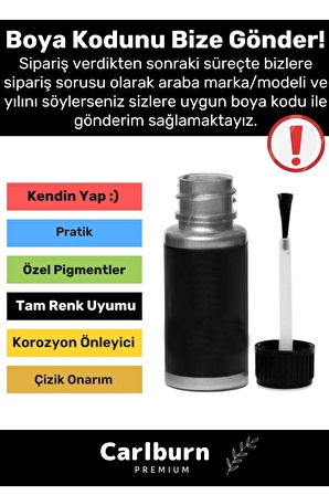 Özel Üretim Suya Dayanıklı Peugeot Marka Uyumlu Çizik Taş Izi Giderici Onarıcı 40ml Oto Rötuş Boyası