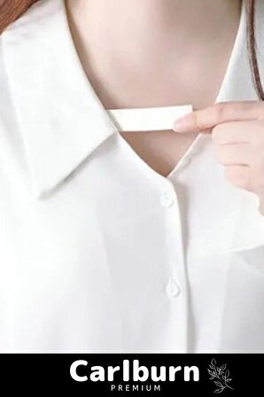 Premium Seri Bluz V Yaka Kıyafet Gece Nişan Düğün Kravat Açık Elbise Sabitleyici 36'lı Bant