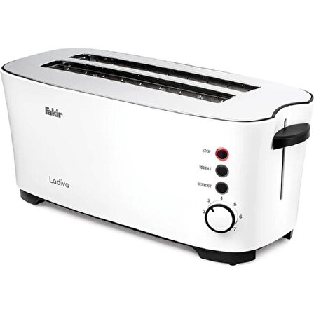 Fakir Ladiva Toaster Ekmek Kızartma Makinesi Beyaz