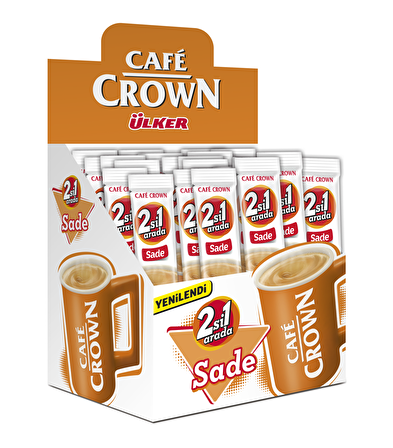 Cafe Crown 2'si 1 Arada Sade 11 gr 24'lü 