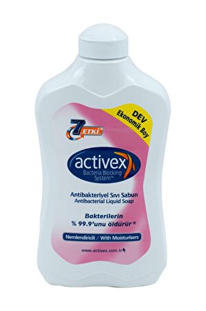 Activex Antibakteriyel Sıvı Sabun Nemlendiricili 1,5 lt