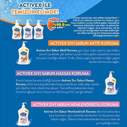 Activex Antibakteriyel Sıvı Sabun Aktif 1.5 lt