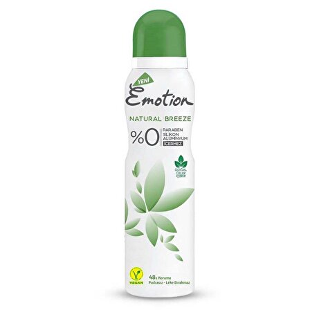 Emotion Natural Breeze Deodorant 150 Ml 2'li