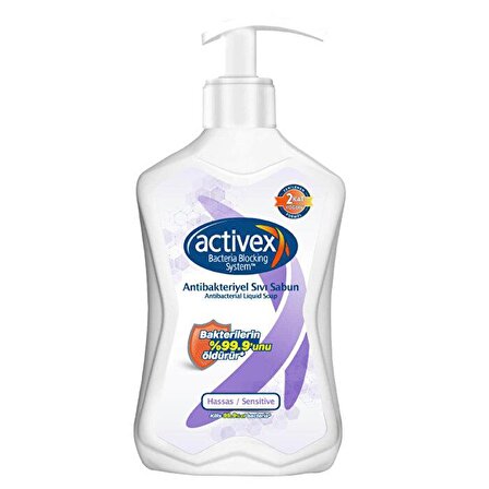 Activex Antibakteriyel Sıvı Sabun Hassas 500 ml