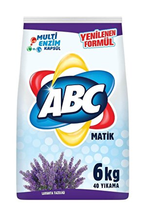 ABC Matik Çamaşır Deterjanı Lavanta 6 kg