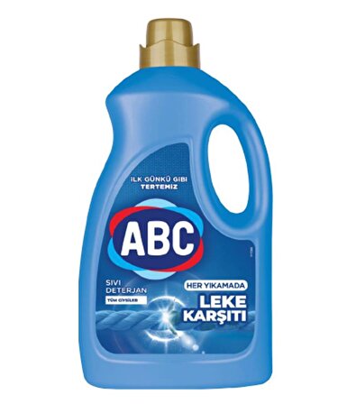 ABC Leke Karşıtı Renkliler için Sıvı Deterjan 2.7 lt
